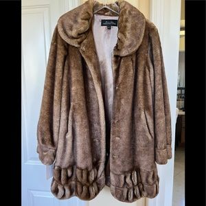 Never worn, Fabulous Furs brownish jacket size small (runs a little big)